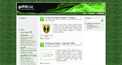 Desktop Screenshot of golf4u.cz